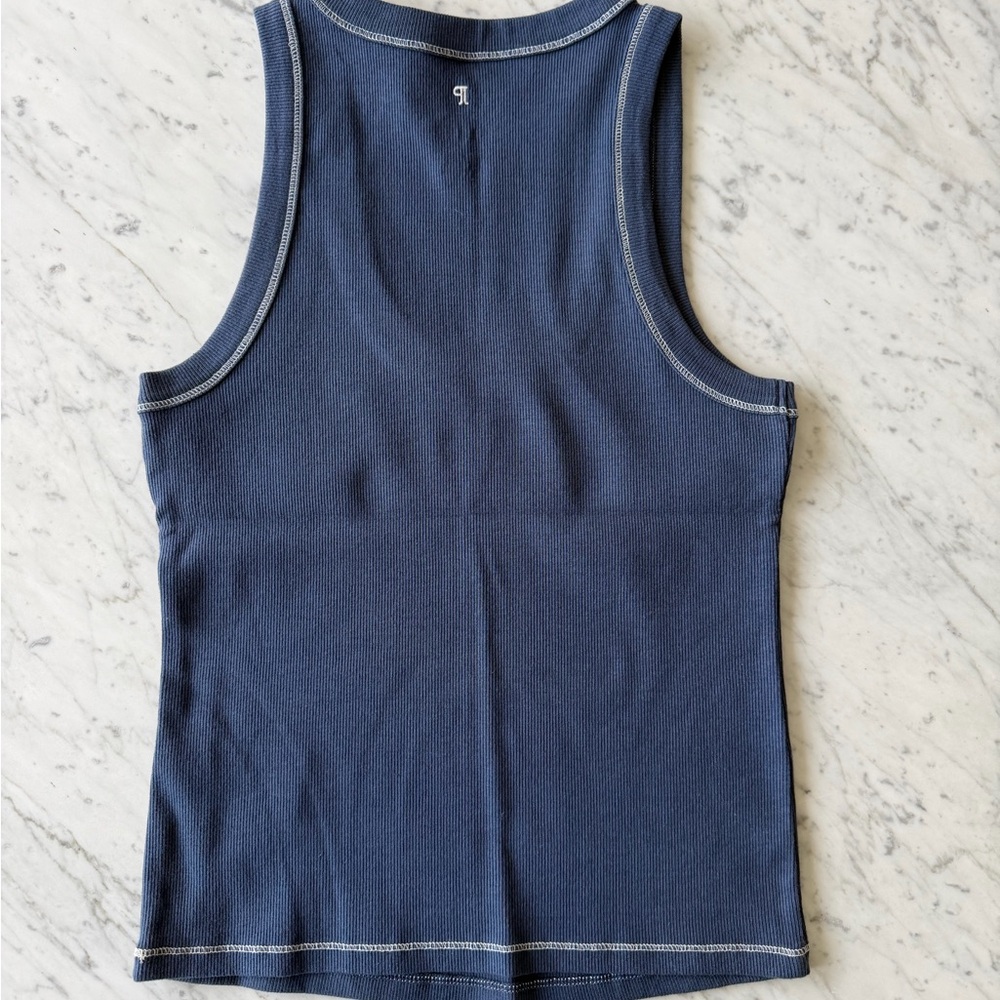 The Sunny Scoop-Neck Tank Top by Pilcro - Blue & Brown Bundle - Size SMALL - Picture 7 of 10